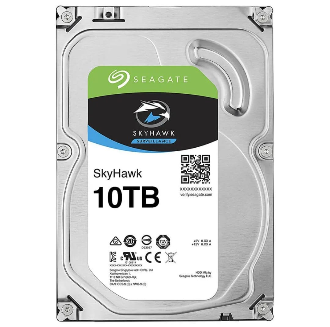 Disco duro de vigilancia Seagate SkyHawk AI de 10 TB y 3,5" (ST10000VE001)