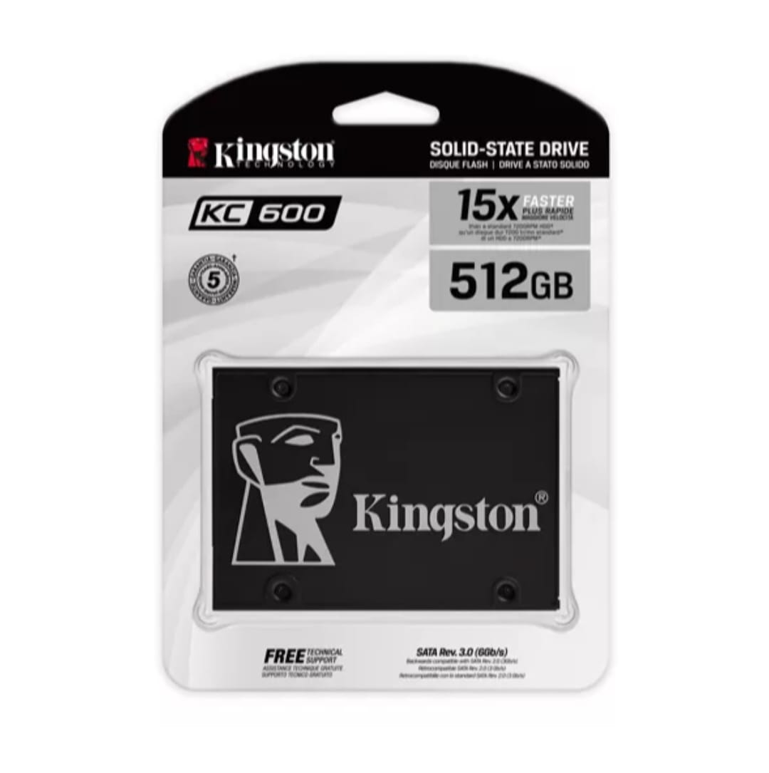 Unidad De Estado Solido Kingston Skc600 512g 512 Gb Ssd 2 5 Pulg 6 Gbit S Serial Ata Iii Negro