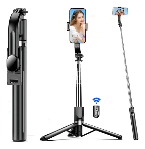 Estabilizador Tripode Palo Selfie 3 En 1 Con Bluetooth