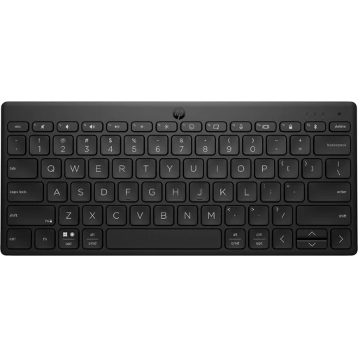 Teclado Inalámbrico Compacto HP 350 Dispositivos múltiples Bluetooth Color Negro