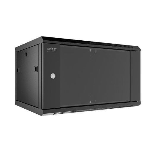 Gabinete de pared fijo ensamblado NEC-F4U66 nexxt 4u