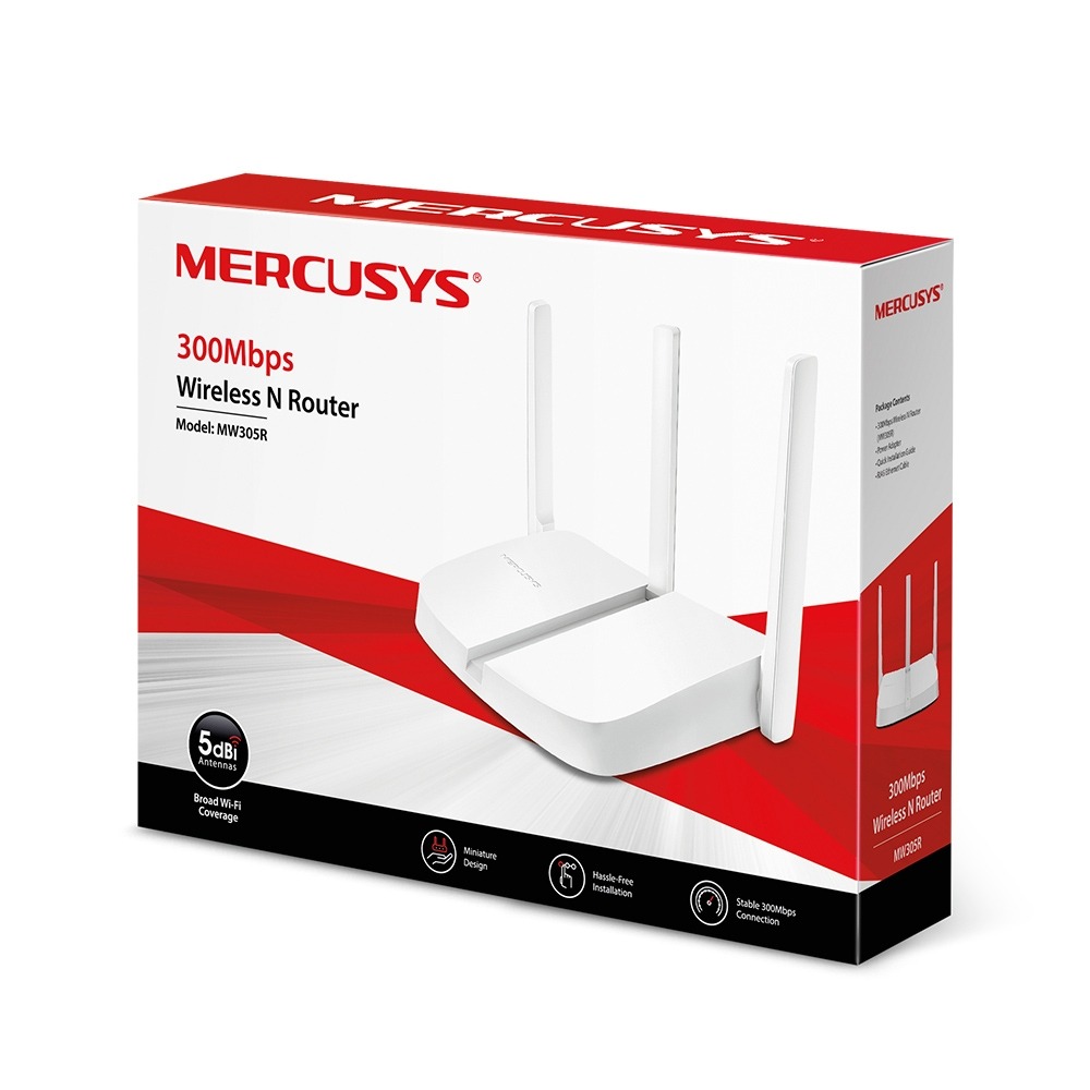 Mercusys MW306R, 300Mbps Router Inalámbrico