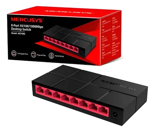 MS108G Switch de Sobremesa 8 Puertos Gigabit