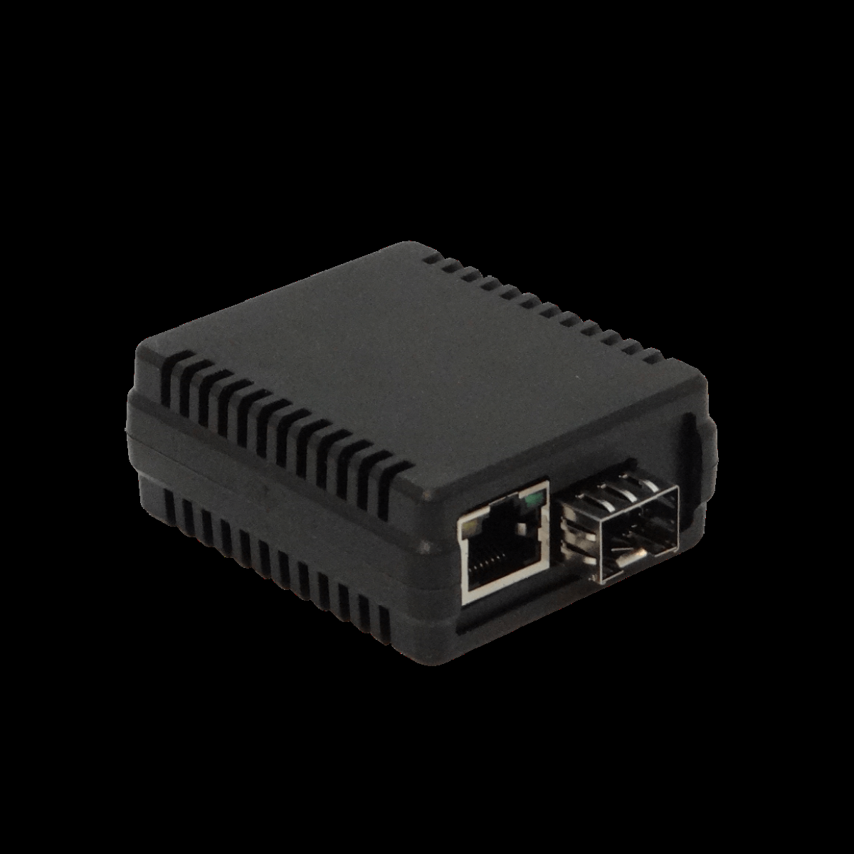 EM-0101-TG. EUROLAN 1-SFP 1-1000-RJ45 Gigabit Media Converter 5-18VDC inc-12VDC