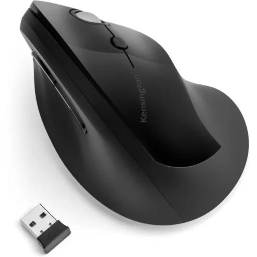 Mouse Ergonómico Inalámbrico Vertical Kensington ProFit 6 Btns 1600dpi USB Negro K75501WW