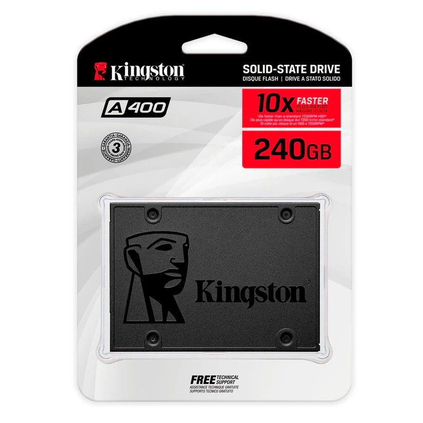 Disco Solido SSD Interno Kingston A400 240gb