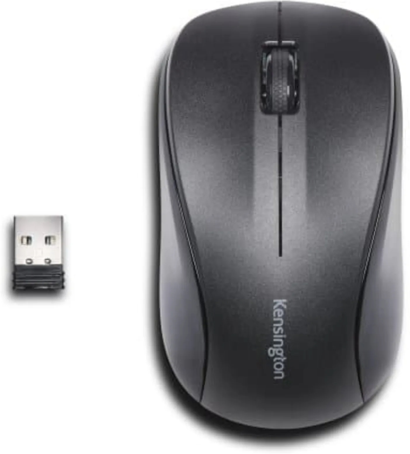 Mouse for Life NEGRO inalámbrico (3 botones, 2, 4 GHz, Nano USB, scroll)