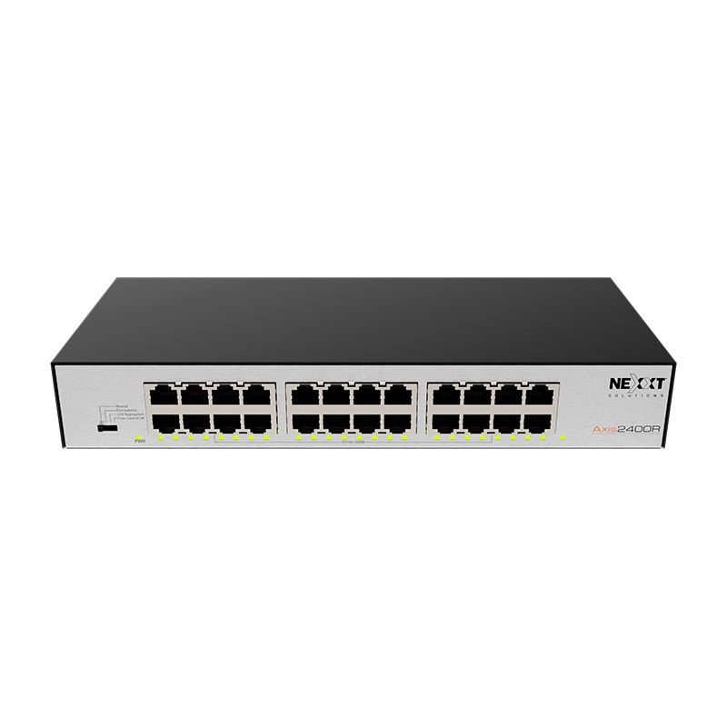 Nexxt Professional Switch Gigabit de 24 puertos para montaje en bastidor, 10/100/1000 NSW-A2400UR AXIS2400R