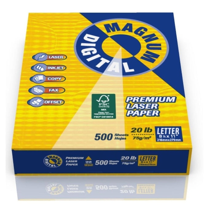 Papel Fotocopia Carta 75 Gr 500 Hojas - MAGNUM