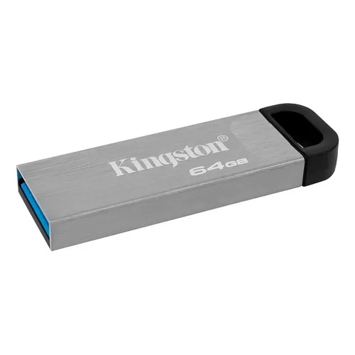 Pendrive Usb 64gb Kingston 3.2 Metal Alta Velocidad Dtkn/64gb Color Negro.